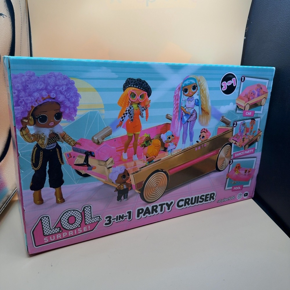 L.O.L. Surprise Party Cruiser 3-in-1 Playset Pink